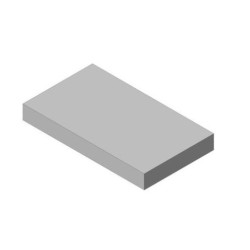 Šamotová deska spodní, zadní KV HEAT 2G 70.44.01 